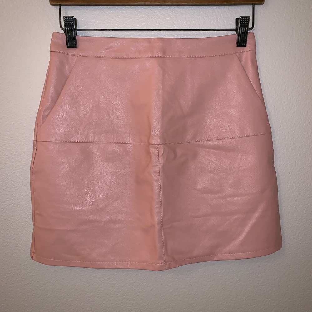 Lf leather pale skirt